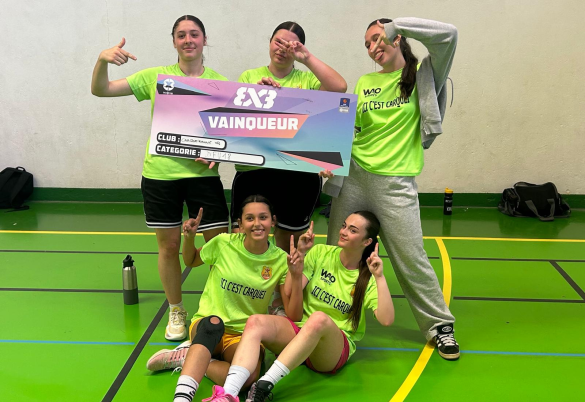 Le CVB engagé et récompensé lors du championnat 3x3 féminin