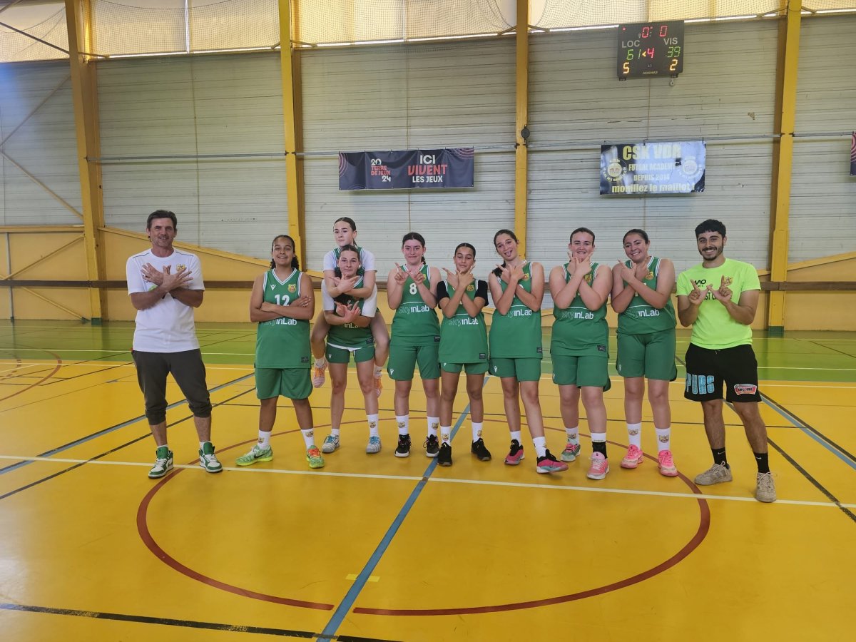 Une saison remarquable pour les U15F : la 2e place au bout du suspense