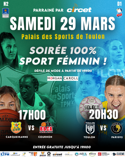 Soirée 100% SPORT FÉMININ – Palais des Sports : un événement unique à ne pas manquer !