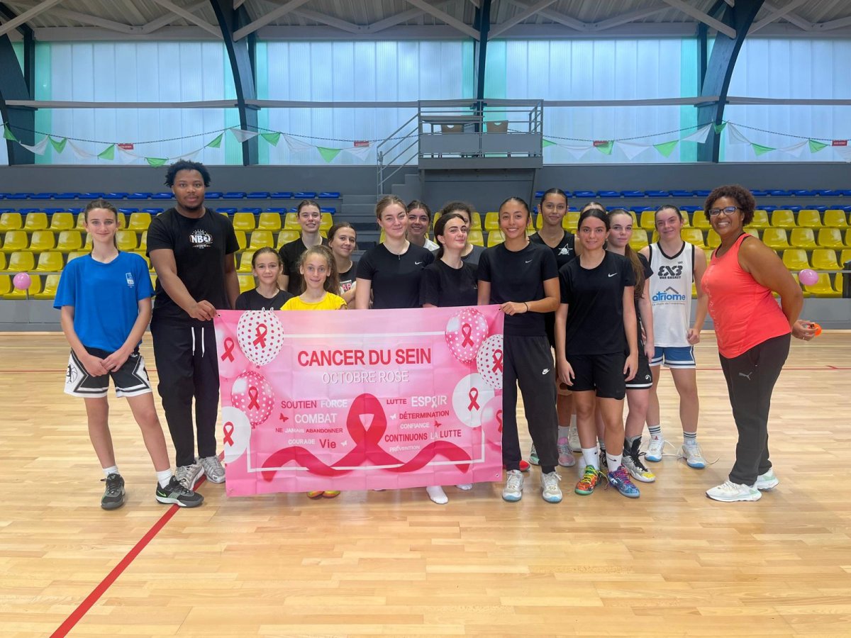 Une matinée 100 % basket au féminin pour clôturer Octobre Rose