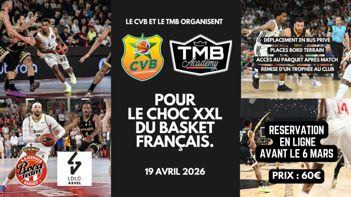 SORTIE EXCEPTIONNELLE CVB x TMB Académie