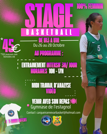 Stage d'octobre